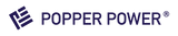 Popper Power GmbH Logo, Dunkelblau